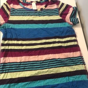 Striped ivivva tee shirt
